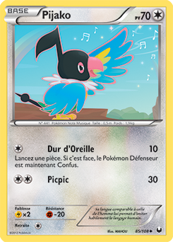 Carte Pokémon Pijako 85/108 de la série Explorateurs Obscurs en vente au meilleur prix