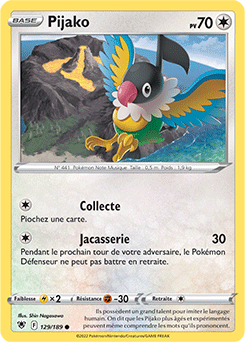 Carte Pokémon Communes Pijako 129/189 de la série Astres Radieux