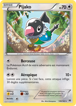 Carte Pokémon Pijako 128/162 de la série Impulsion Turbo en vente au meilleur prix