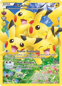 Carte Pokémon Pokémon Full Art Pikachu RC29/RC32 de la série Générations