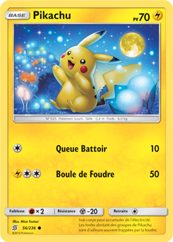 Carte Pokémon Pikachu 56/236 de la série Harmonie des Esprits en vente au meilleur prix