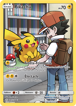 Carte Pokémon Pikachu 241/236 de la série Éclipse Cosmique en vente au meilleur prix
