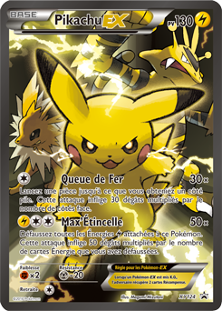 Carte Pokémon Promo Pikachu EX XY124 de la série Promos XY