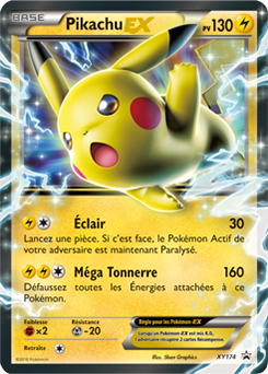 Carte Pokémon Pikachu EX XY174 de la série Promos XY en vente au meilleur prix