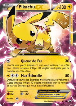 Carte Pokémon Pikachu EX XY84 de la série Promos XY en vente au meilleur prix