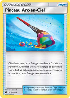 Carte Pokémon Pinceau Arc-en-Ciel 141/168 de la série Tempête Céleste en vente au meilleur prix