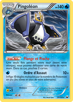 Carte Pokémon Pingoléon 29/108 de la série Explorateurs Obscurs en vente au meilleur prix