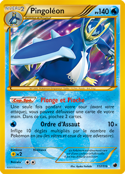 Carte Pokémon Pingoléon 117/116 de la série Glaciation Plasma en vente au meilleur prix