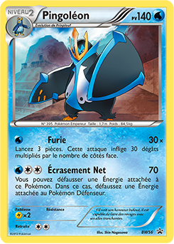 Carte Pokémon Pingoléon BW56 de la série Promos Noir & Blanc en vente au meilleur prix