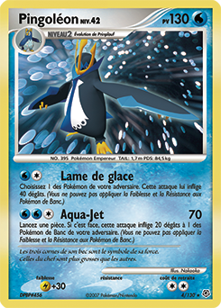 Carte Pokémon Pingoléon 4/130 de la série Diamant & Perle en vente au meilleur prix