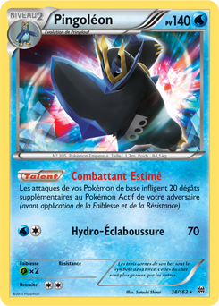 Carte Pokémon Pingoléon 38/162 de la série Impulsion Turbo en vente au meilleur prix