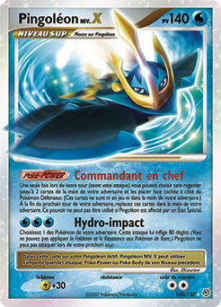 Carte Pokémon Pingoléon NIV.X 120/130 de la série Diamant & Perle en vente au meilleur prix