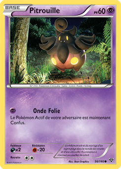 Carte Pokémon Pitrouille 56/146 de la série X&Y en vente au meilleur prix