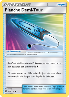 Carte Pokémon Peu commune Planche Demi-Tour 211/236 de la série Harmonie des Esprits
