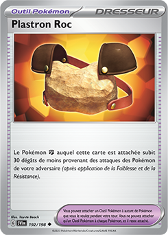 Carte Pokémon Plastron Roc 192/198 de la série Écarlate et Violet en vente au meilleur prix
