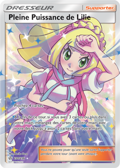 Carte Pokémon Pleine Puissance de Lilie 230/236 de la série Éclipse Cosmique en vente au meilleur prix
