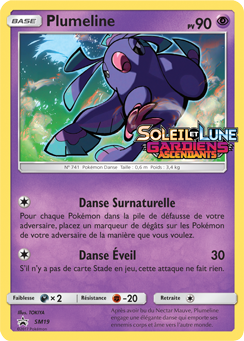 Carte Pokémon Promo Plumeline SM19 de la série Promos Soleil et Lune