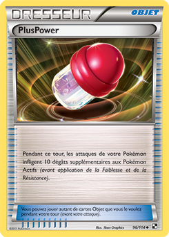 Carte Pokémon PlusPower 96/114 de la série Noir & Blanc en vente au meilleur prix