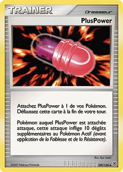 Carte Pokémon PlusPower 109/130 de la série Diamant & Perle en vente au meilleur prix