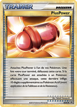 Carte Pokémon Peu commune PlusPower 80/95 de la série Déchaînement