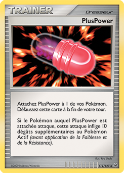Carte Pokémon PlusPower 112/127 de la série Platine en vente au meilleur prix