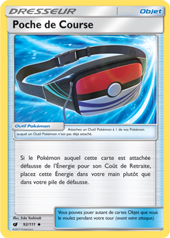 Carte Pokémon Poche de Course 92/111 de la série Invasion Carmin en vente au meilleur prix