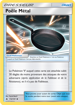 Carte Pokémon Poêle Métal 112/131 de la série Lumière Interdite en vente au meilleur prix