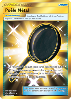 Carte Pokémon Objet Gold SL Poêle Métal 144/131 de la série Lumière Interdite