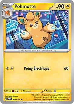 Carte Pokémon Communes Pohmotte 33/94 de la série Flammes Fantasmagoriques