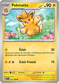 Carte Pokémon Pohmotte 075/198 de la série Écarlate et Violet en vente au meilleur prix