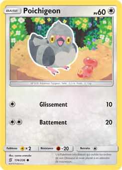 Carte Pokémon Poichigeon 174/236 de la série Harmonie des Esprits en vente au meilleur prix