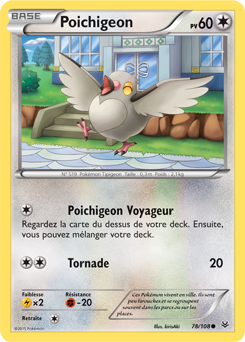 Carte Pokémon Poichigeon 78/108 de la série Ciel Rugissant en vente au meilleur prix