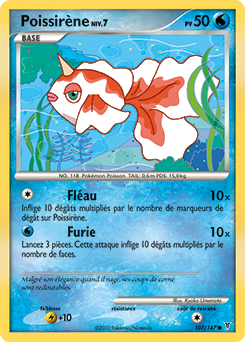 Carte Pokémon Poissirène 107/147 de la série Vainqueurs Suprêmes en vente au meilleur prix