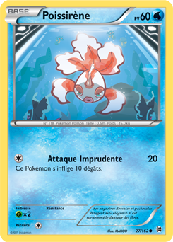 Carte Pokémon Poissirène 27/162 de la série Impulsion Turbo en vente au meilleur prix