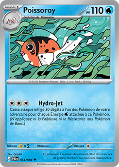 Carte Pokémon Poissoroy 14/84 de la série Nuit Noire en vente au meilleur prix