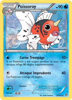 Carte Pokémon Peu commune Poissoroy 28/162 de la série Impulsion Turbo