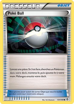 Carte Pokémon Commune Poké Ball 131/149 de la série Frantières Franchies