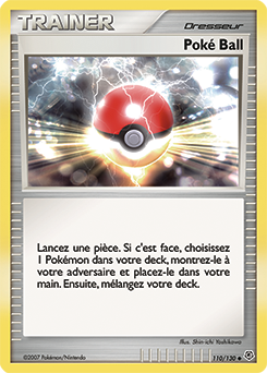 Carte Pokémon Poké Ball 110/130 de la série Diamant & Perle en vente au meilleur prix