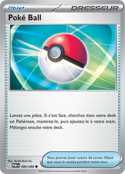 Carte Pokémon Communes Poké Ball 80/88 de la série Équilibre Parfait