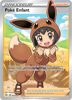 Carte Pokémon Poké Enfant 070/072 de la série Destinées Radieuses en vente au meilleur prix