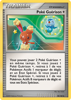 Carte Pokémon Peu commune Poké Guérison + 90/100 de la série Tempête
