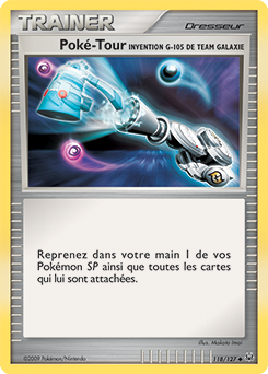 Carte Pokémon Poké-Tour Invention G-105 de Team Galaxie 118/127 de la série Platine en vente au meilleur prix