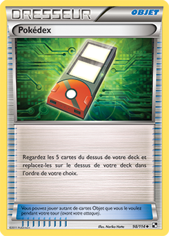 Carte Pokémon Pokédex 98/114 de la série Noir & Blanc en vente au meilleur prix