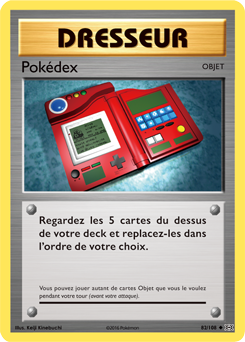 Carte Pokémon Peu commune Pokédex 82/108 de la série Évolutions