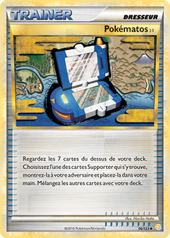 Carte Pokémon Peu commune Pokématos 3.0 96/123 de la série HeartGold SoulSilver