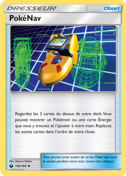 Carte Pokémon Peu commune PokéNav 140/168 de la série Tempête Céleste