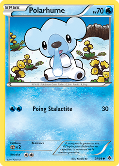 Carte Pokémon Polarhume 29/98 de la série Pouvoirs Émergents en vente au meilleur prix