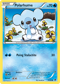 Carte Pokémon Commune Polarhume 29/98 de la série Pouvoirs Émergents