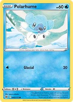 Carte Pokémon Polarhume 042/172 de la série Stars Étincelantes en vente au meilleur prix