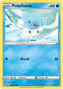 Carte Pokémon Communes Polarhume 042/172 de la série Stars Étincelantes